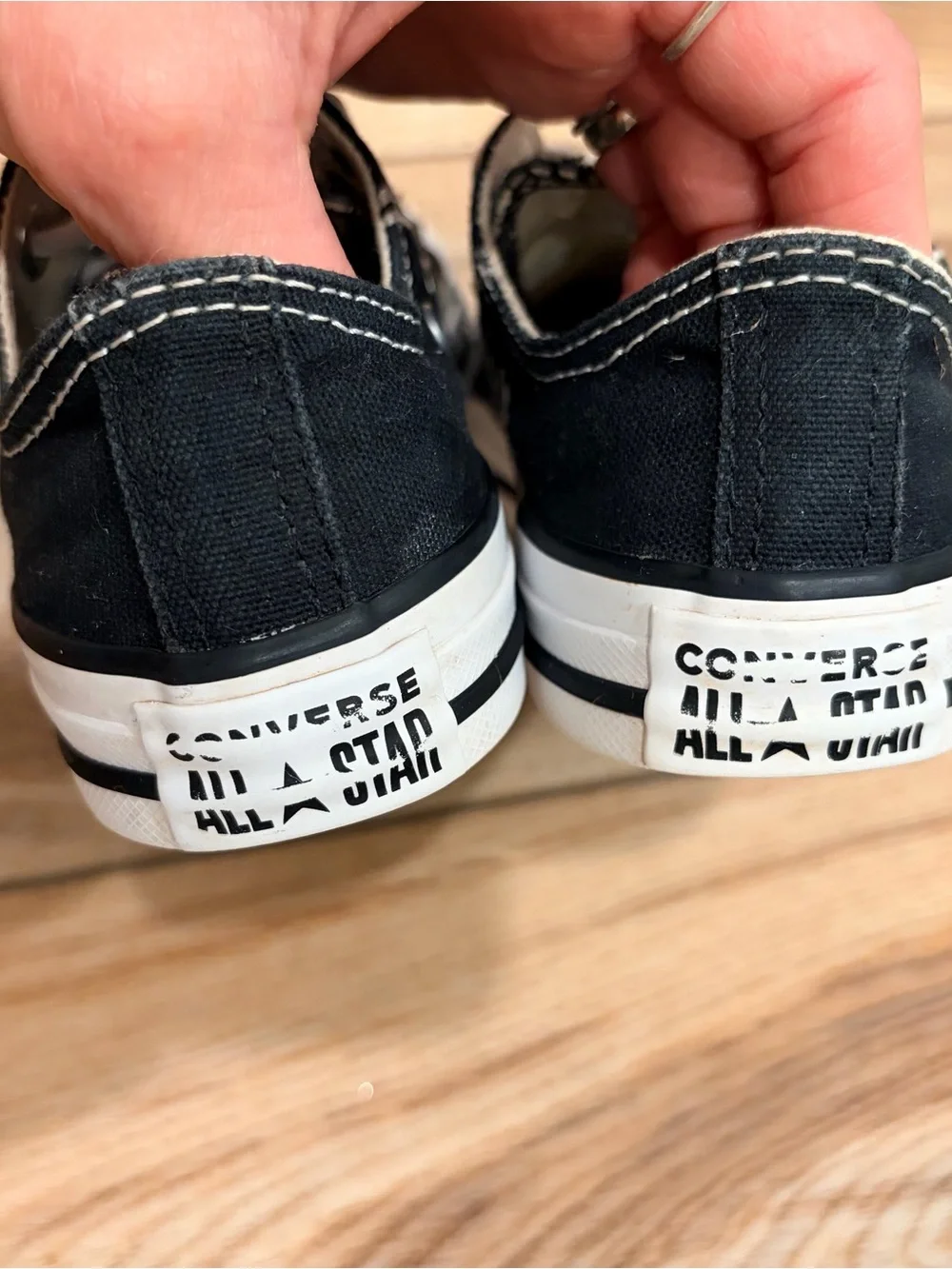 Converse Kids Low-Top Sneakers in Black and White